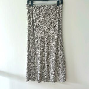 Jenni Kayne leopard slip skirt